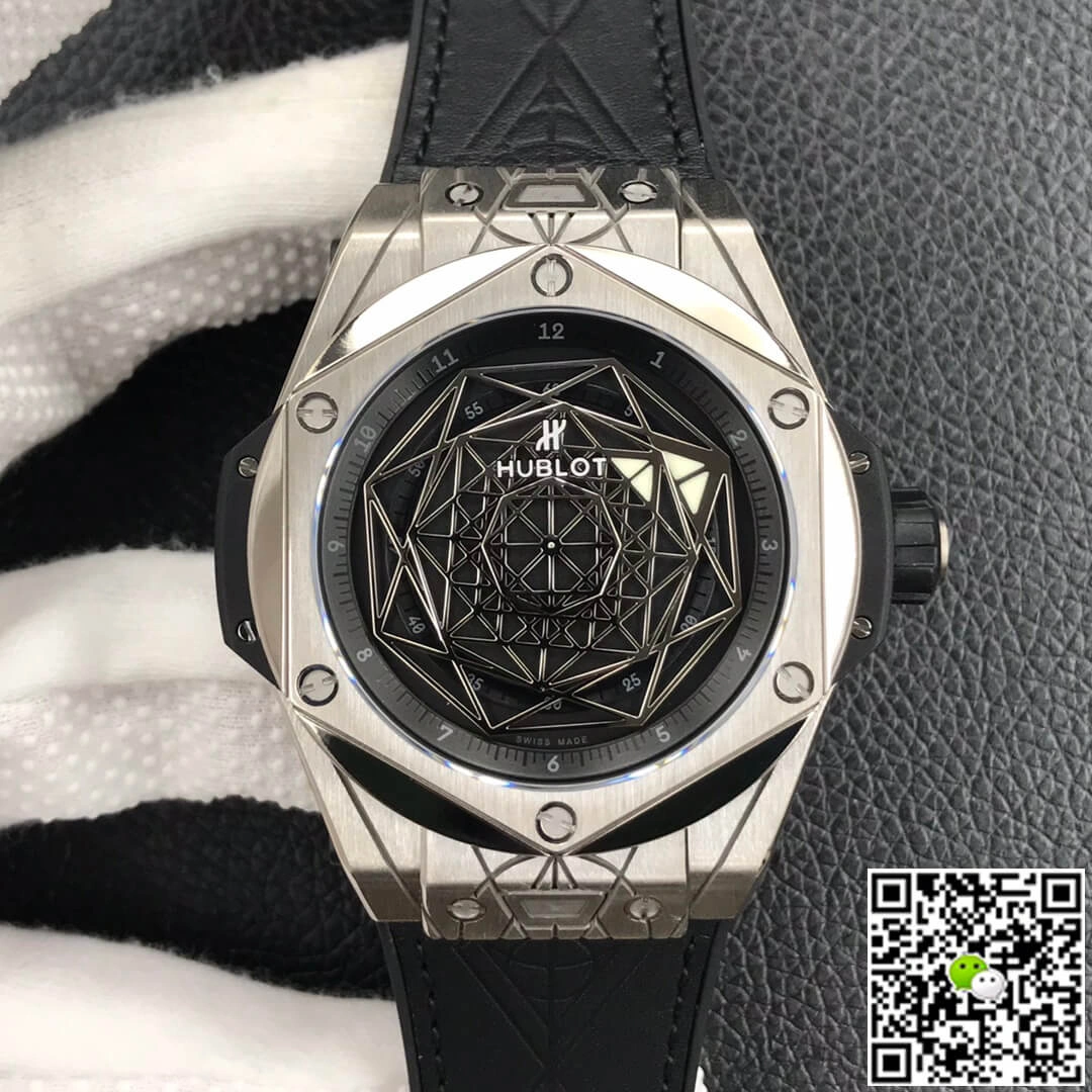 Hublot Big Bang 415.NX.1112.VR.MXM16 WWF Factory 1:1 Best Edition Replica Watch Black Dial Strap